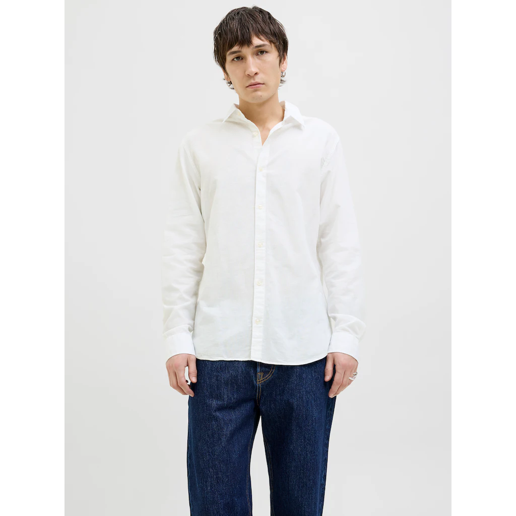 Jack & Jones Langarmhemd »JJEBREEZE SHIRT LS SN« Mit Hemdkragen ▷ Bestellen