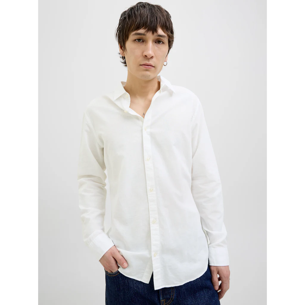 Jack & Jones Langarmhemd »JJEBREEZE SHIRT LS SN« mit Hemdkragen ▷ bestellen