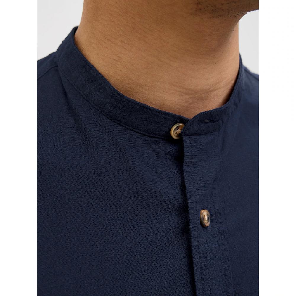 Jack & Jones Langarmhemd »JJESUMMER BAND SHIRT LS SN« Mit Bandkragen ▷ Kaufen