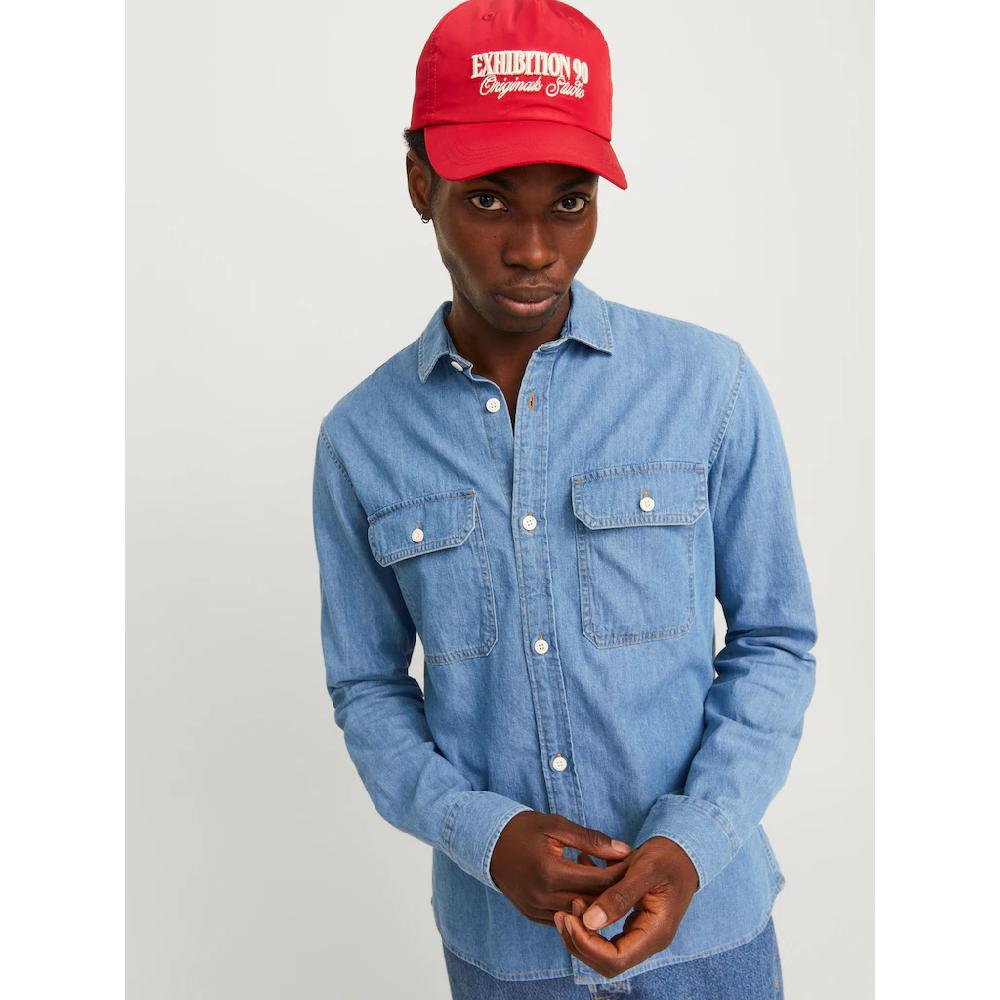 Jack & Jones Langarmhemd »JJETRAVIS SHIRT LS NOOS« Mit Brusttaschen ▷ Kaufen