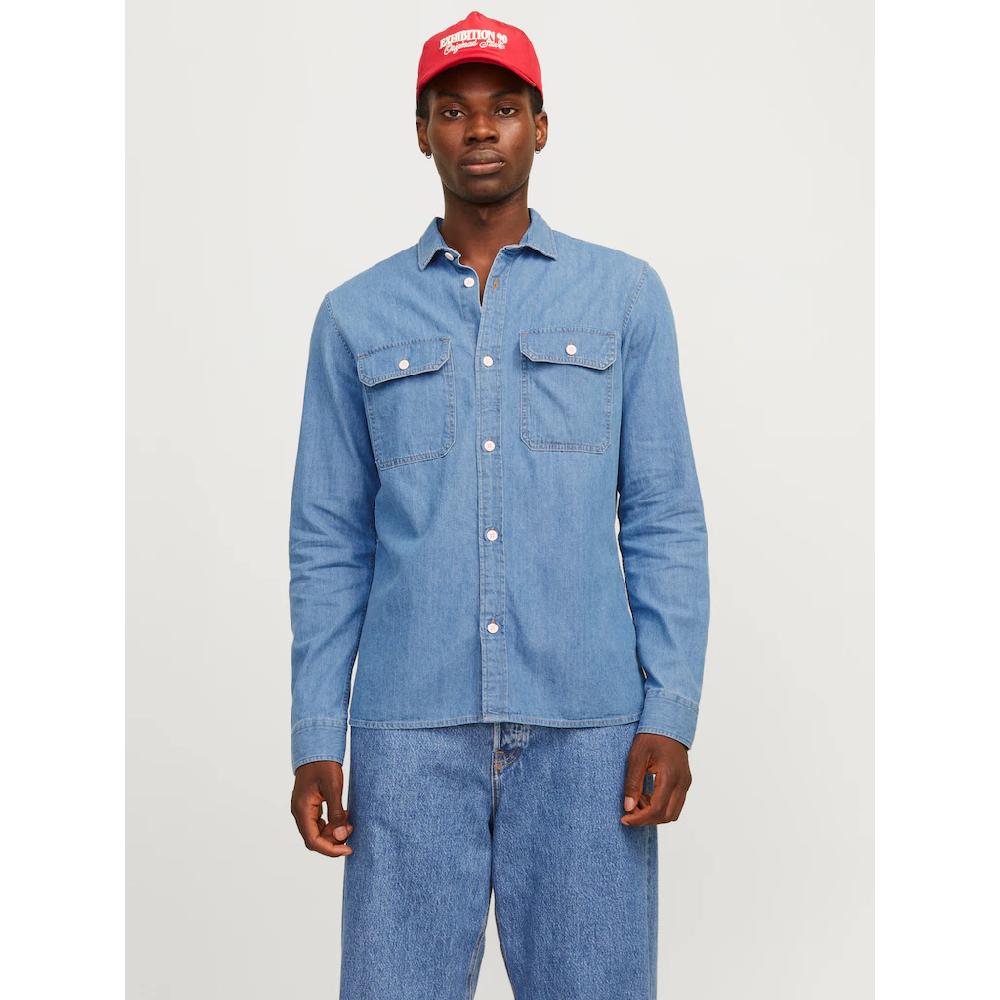 Jack & Jones Langarmhemd »JJETRAVIS SHIRT LS NOOS« mit Brusttaschen ▷ kaufen
