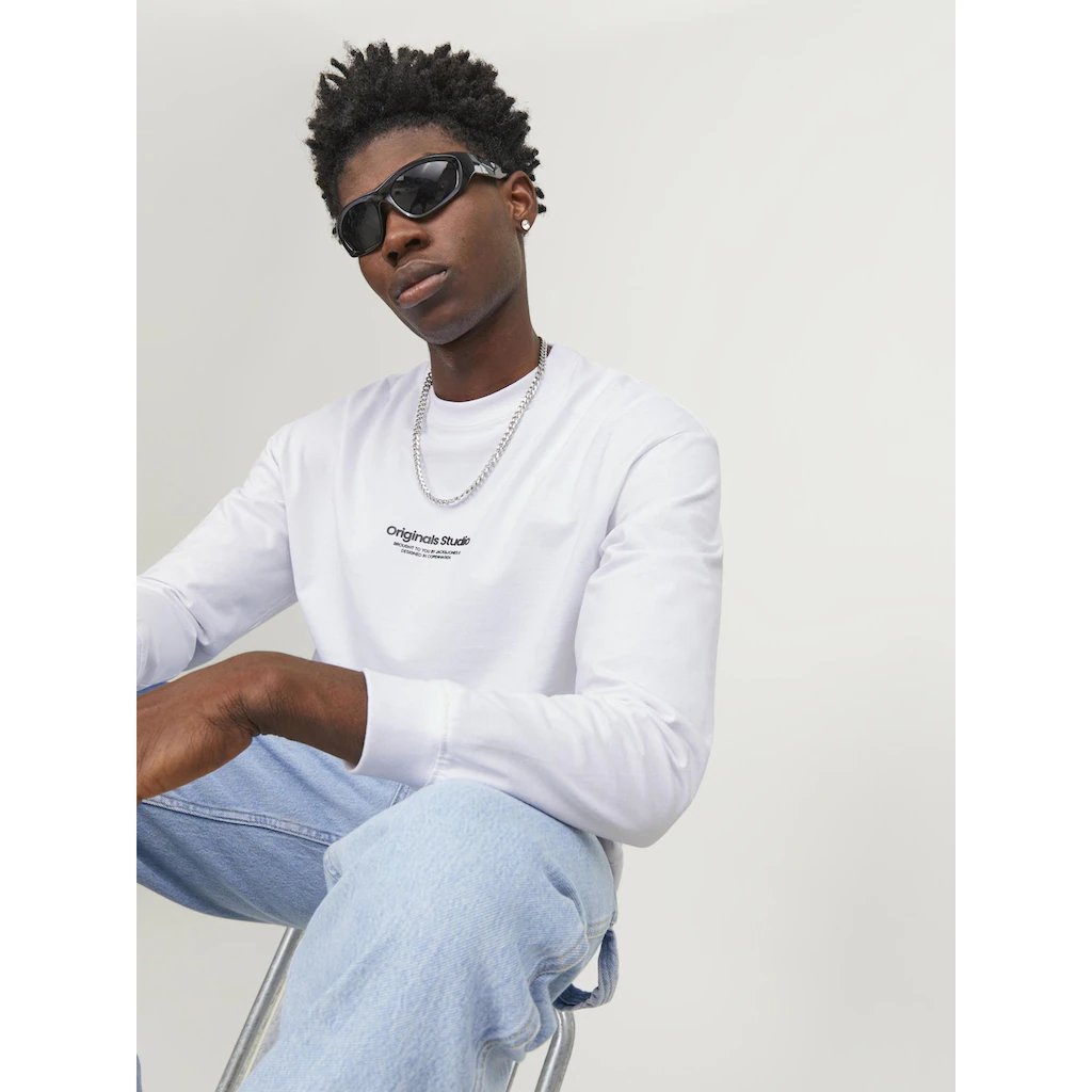 Jack & Jones Langarmshirt »JORVESTERBRO TEE LS CREW NECK NOOS« ▷ Bestellen