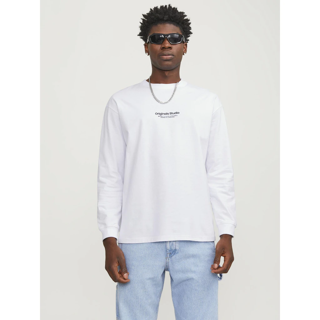 Jack & Jones Langarmshirt »JORVESTERBRO TEE LS CREW NECK NOOS« ▷ bestellen