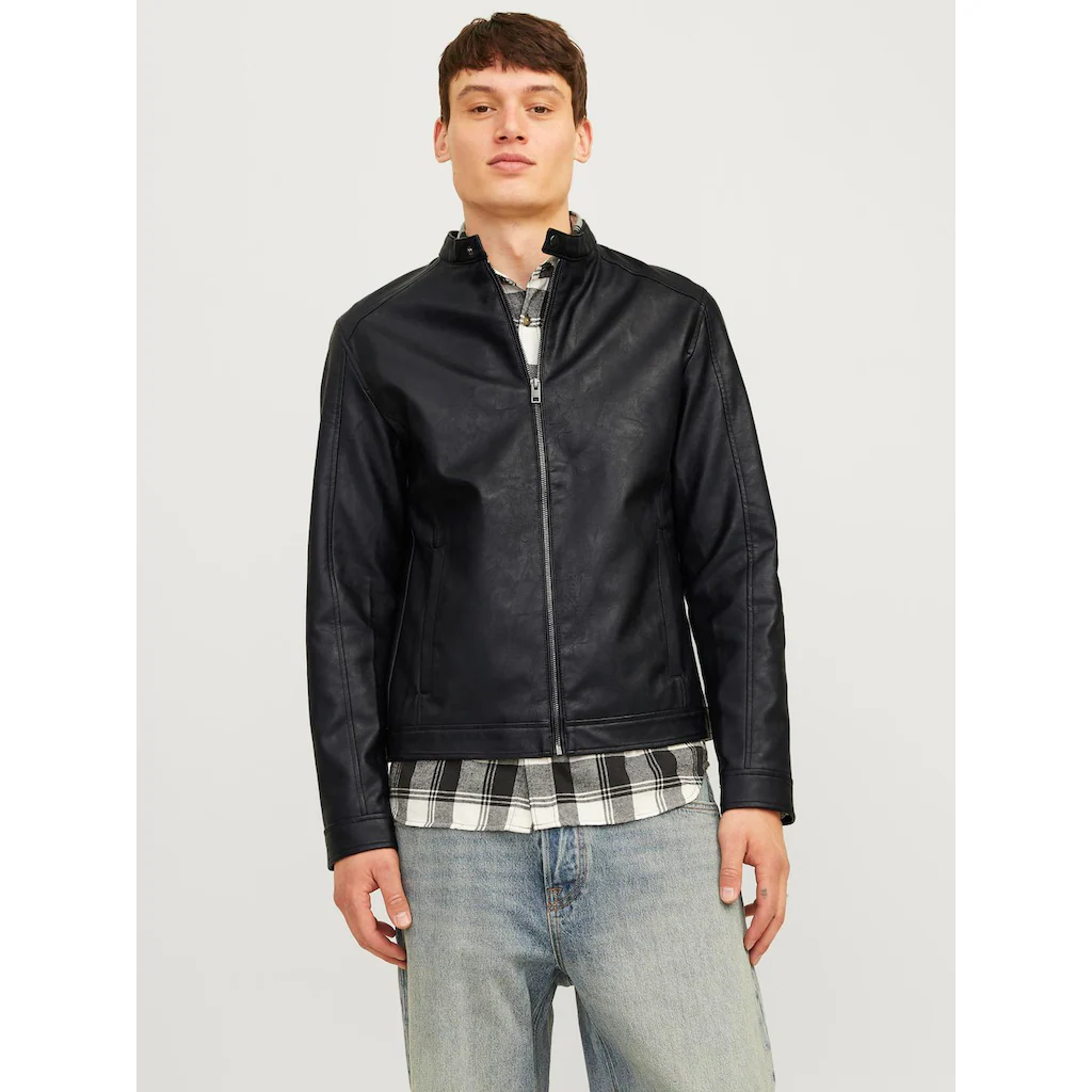 Jack & Jones Lederimitatjacke »JJEDYLAN CLEAN PU JACKET NOOS« ▷ für