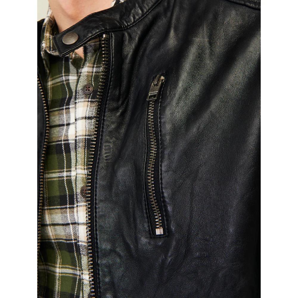 Jack & Jones Lederjacke »JJERICHARD LEATHER JACKET NOOS« ▷ Kaufen