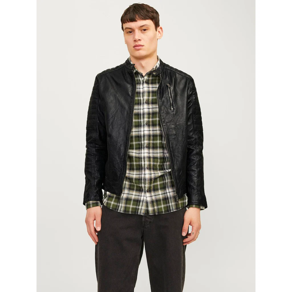 Jack & Jones Lederjacke »JJERICHARD LEATHER JACKET NOOS« ▷ kaufen