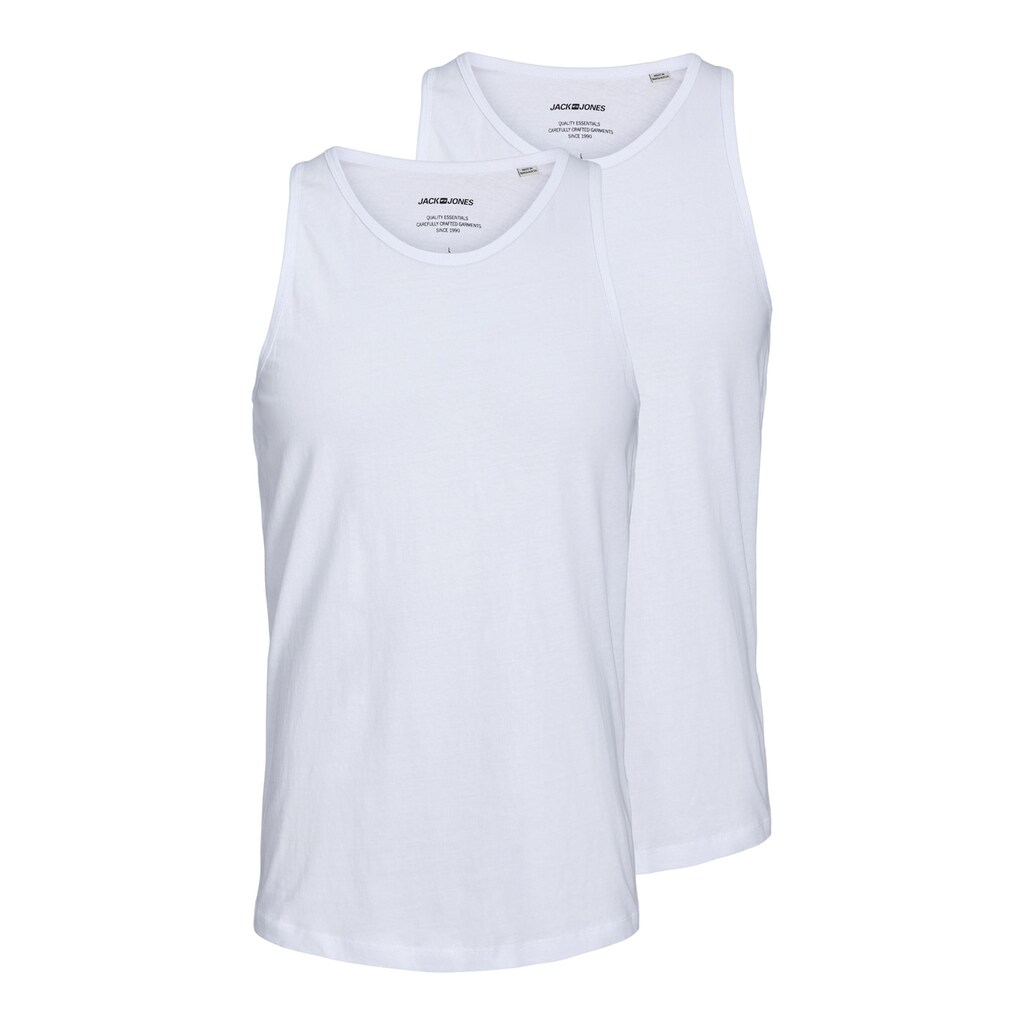 Jack & Jones Muskelshirt »JACBASIC TANKTOP 2 PACK NOOS« (Packung 2 tlg. 2er-Pack)