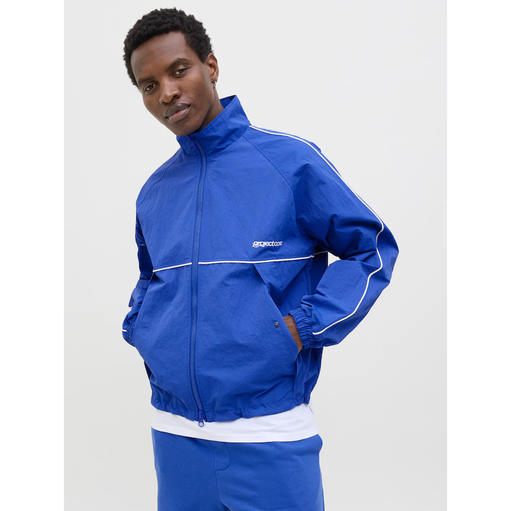 Jack & Jones Outdoorjacke »JCOUNION TRACK JACKET SN« Ohne Kapuze Mit Stylischem Print ▷ Für