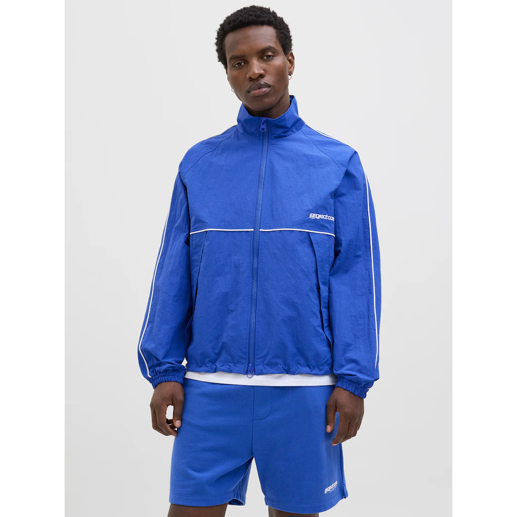 Jack & Jones Outdoorjacke »JCOUNION TRACK JACKET SN« ohne Kapuze Mit stylischem Print ▷ für
