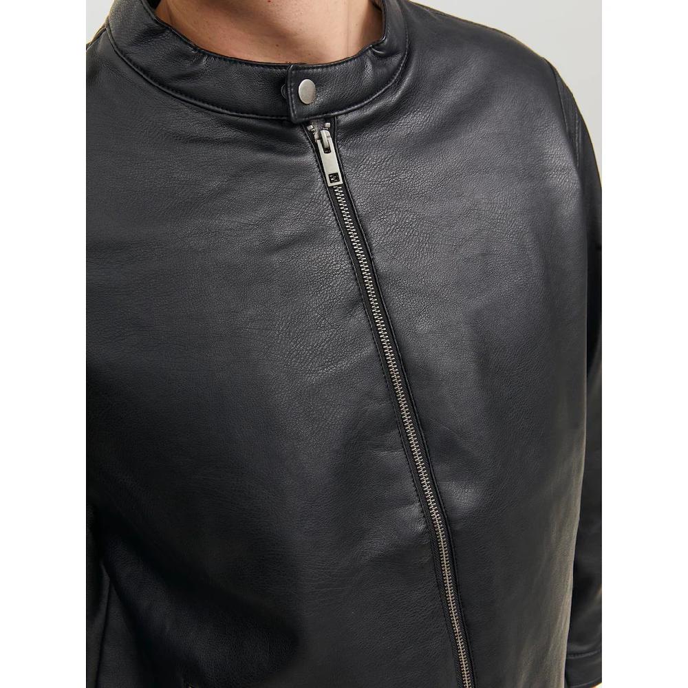 Jack & Jones PlusSize Bikerjacke »JJEROCKY CLEAN JACKET NOOS PLS« ▷ Für