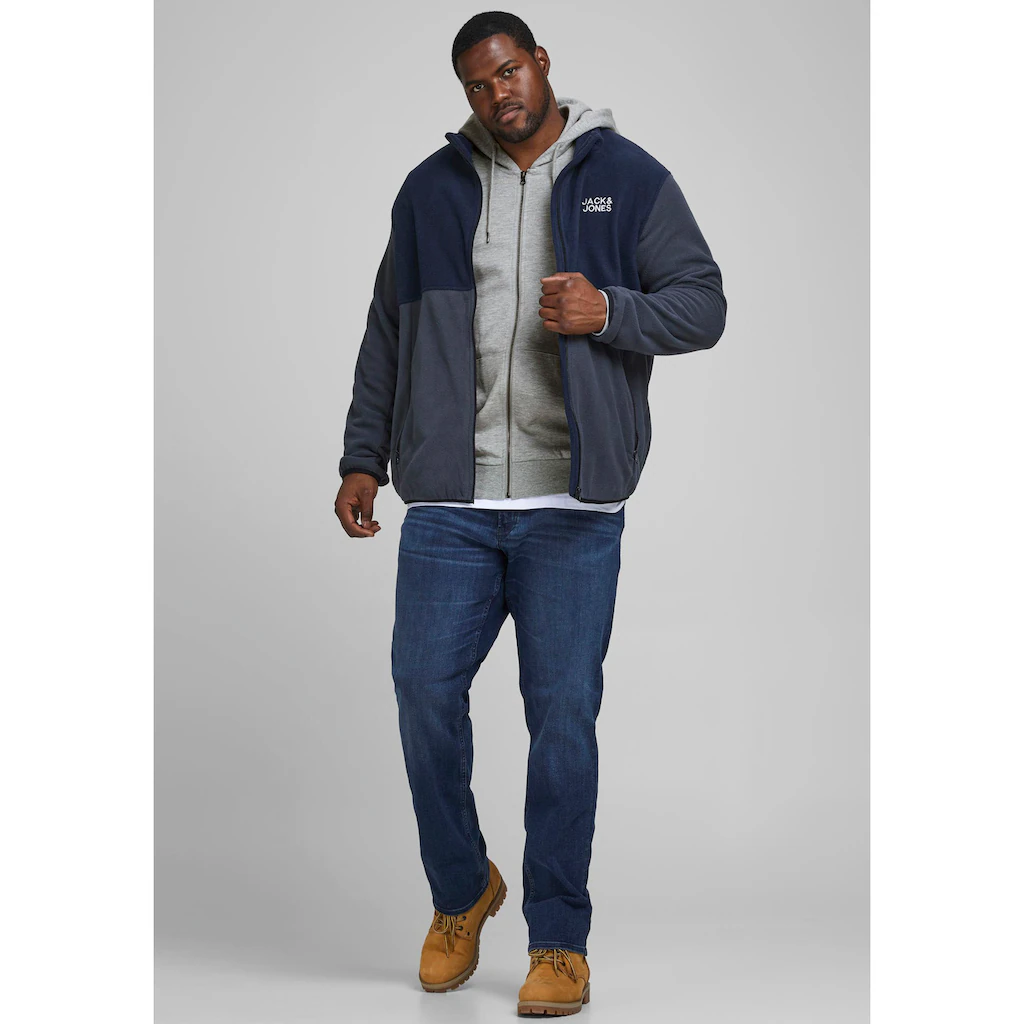 Jack & Jones PlusSize Kapuzensweatjacke »BASIC SWEAT ZIP HOOD« bis Größe 6XL ▷ bestellen