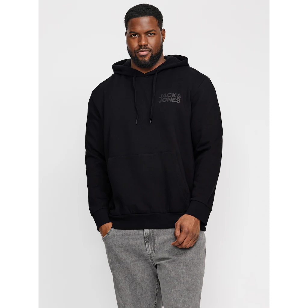 Jack & Jones PlusSize Kapuzensweatshirt »JJECORP LOGO SWEAT HOOD NOOS PLS« mit Logo Print ▷ kaufen