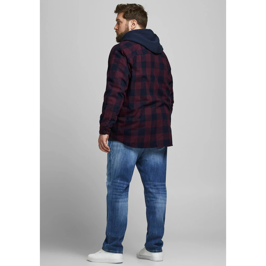 Jack & Jones PlusSize Karohemd »GINGHAM TWILL SHIRT« Bis Größe 6XL ▷ Kaufen