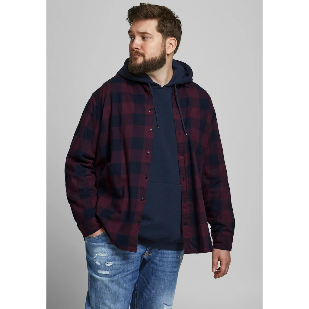 Jack & Jones PlusSize Karohemd »GINGHAM TWILL SHIRT« Bis Größe 6XL ▷ Kaufen