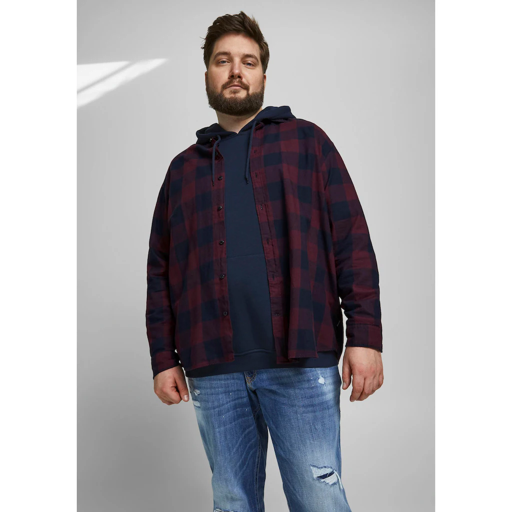 Jack & Jones PlusSize Karohemd »GINGHAM TWILL SHIRT« Bis Größe 6XL ▷ kaufen