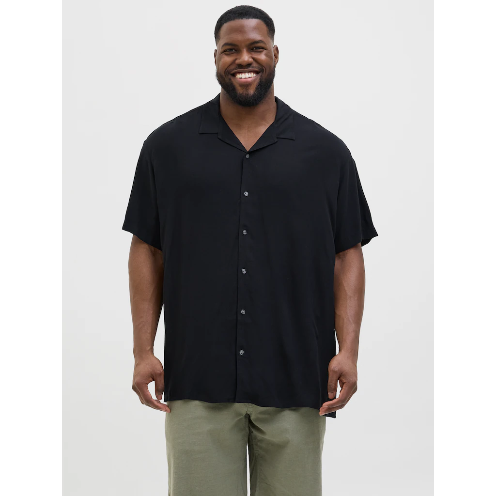 Jack & Jones PlusSize Kurzarmhemd »JJEJEFF SOLID RESORT SHIRT S/S SN PLS«