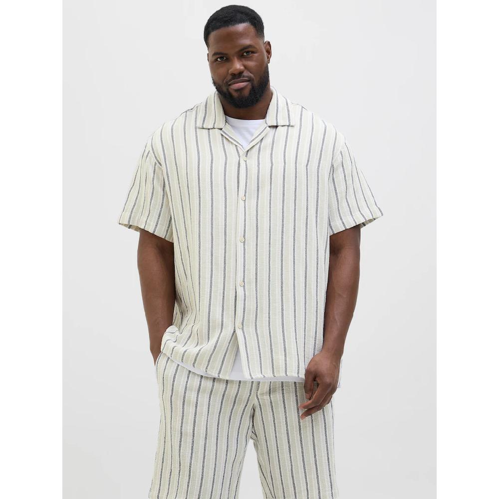 Jack & Jones PlusSize Kurzarmhemd »JORCOBA STRIPE RESORT SHIRT SS SN PLS«