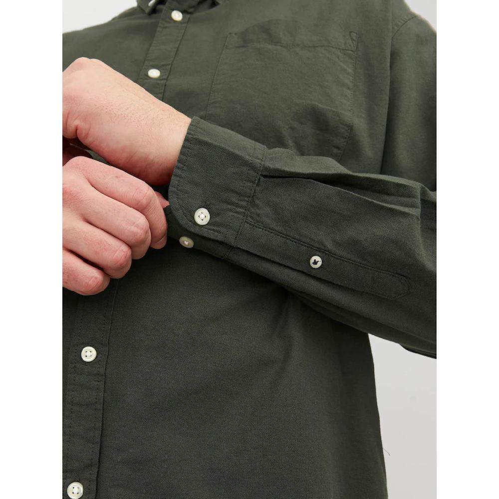 Jack & Jones PlusSize Langarmhemd »JJ JJEOXFORD SHIRT L/S« ▷ Für