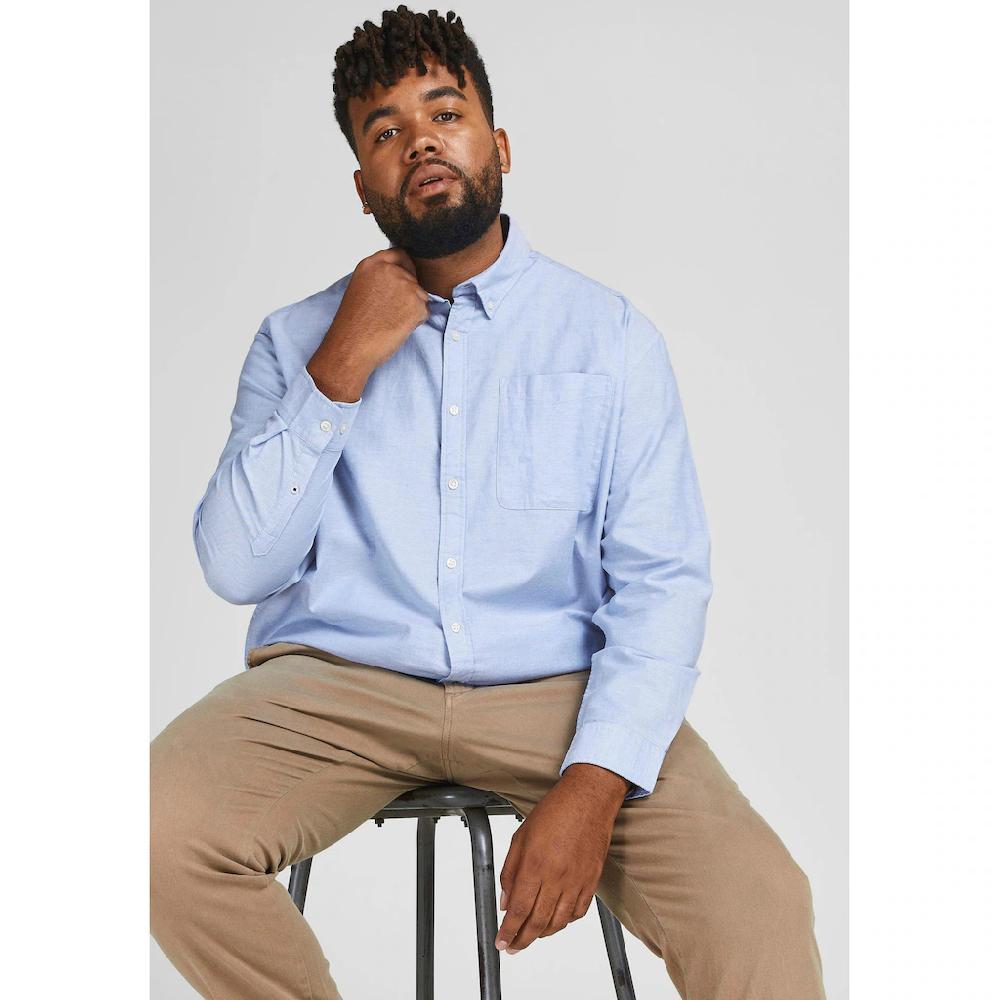 Jack & Jones PlusSize Langarmhemd »OXFORD SHIRT« ▷ Bestellen