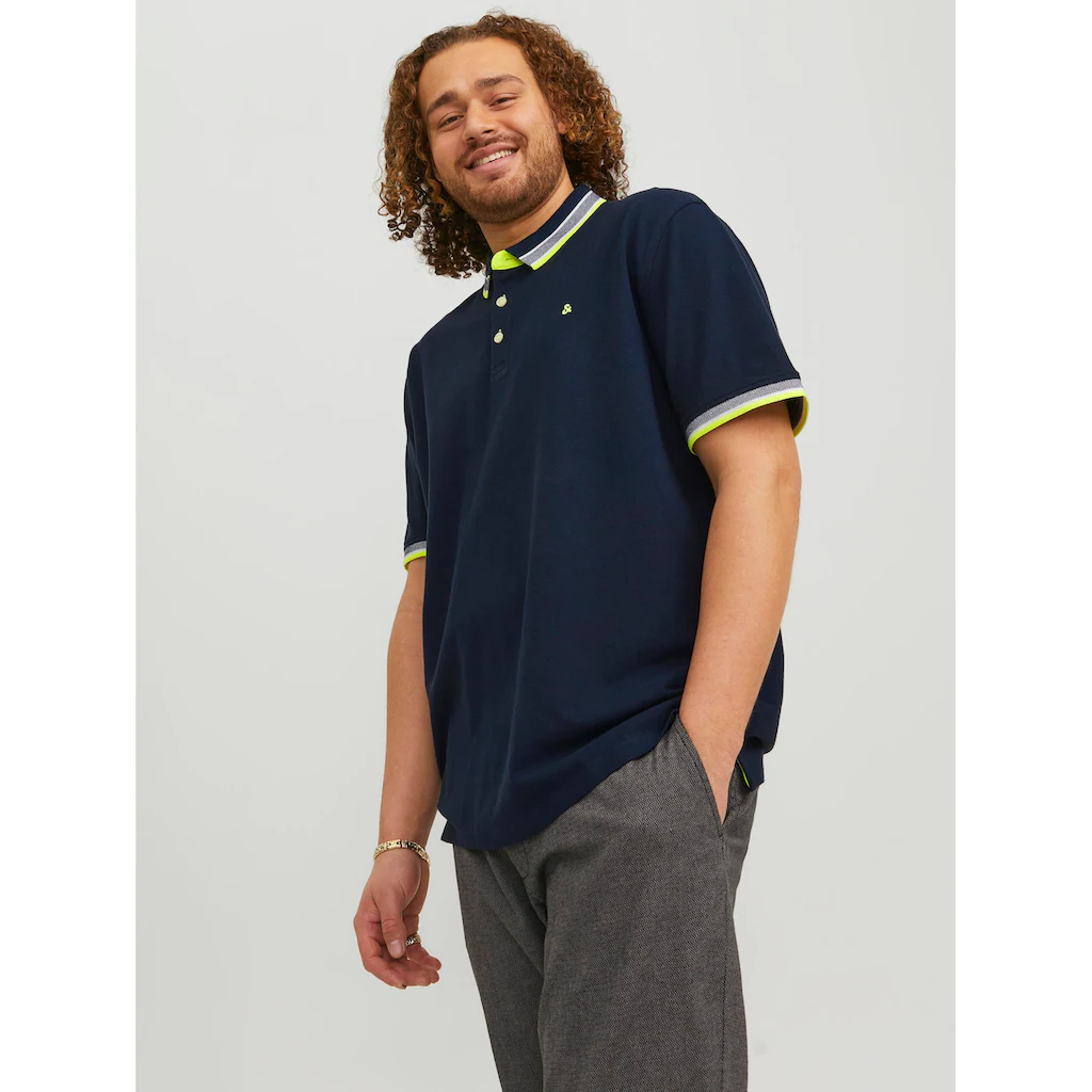 Jack & Jones PlusSize Poloshirt »JJEPAULOS POLO SS NOOS PLS« ▷ kaufen