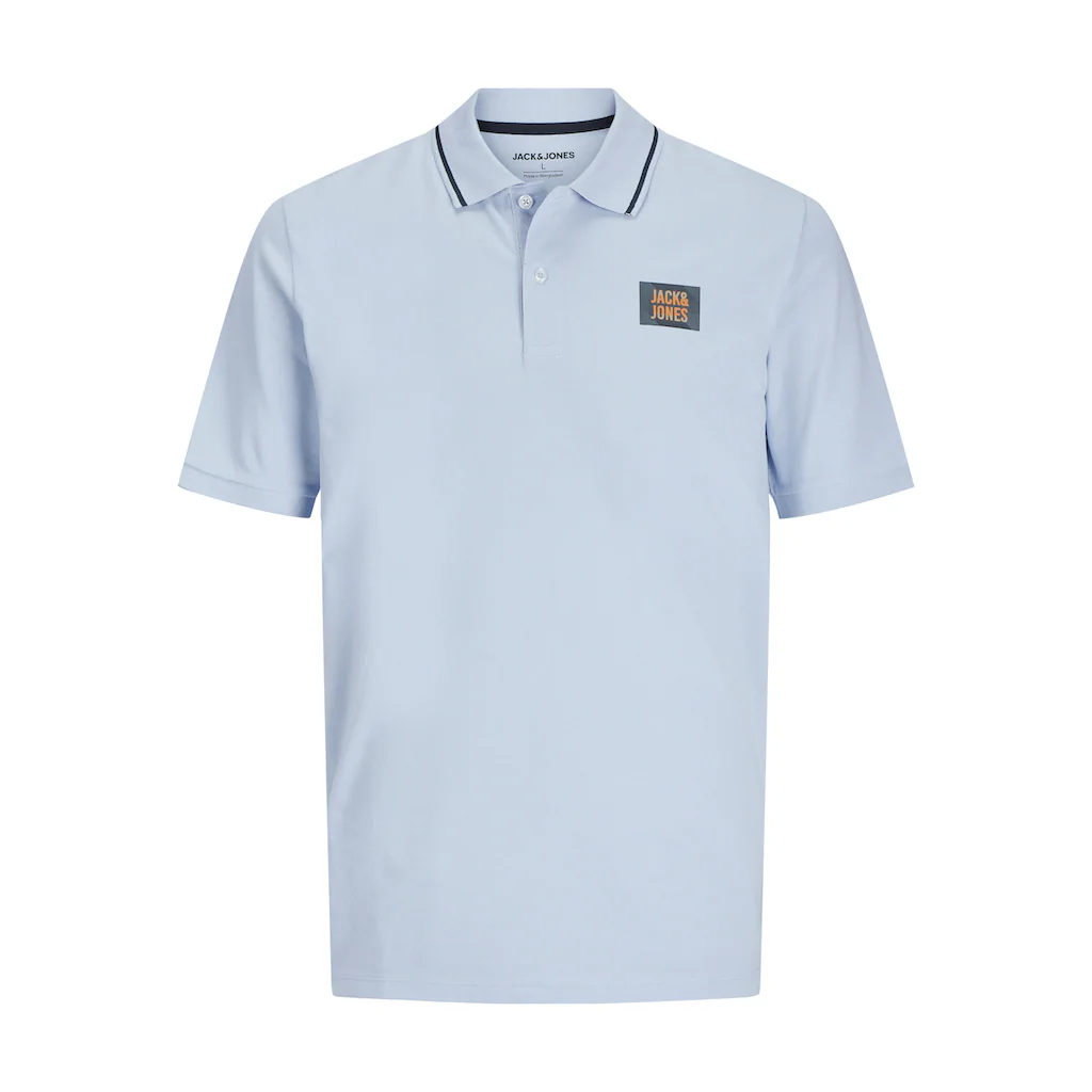Jack & Jones PlusSize Poloshirt »JJHUDSON POLO SS 2PK MP PLS« (2 Tlg.) Aus Pikeequalität