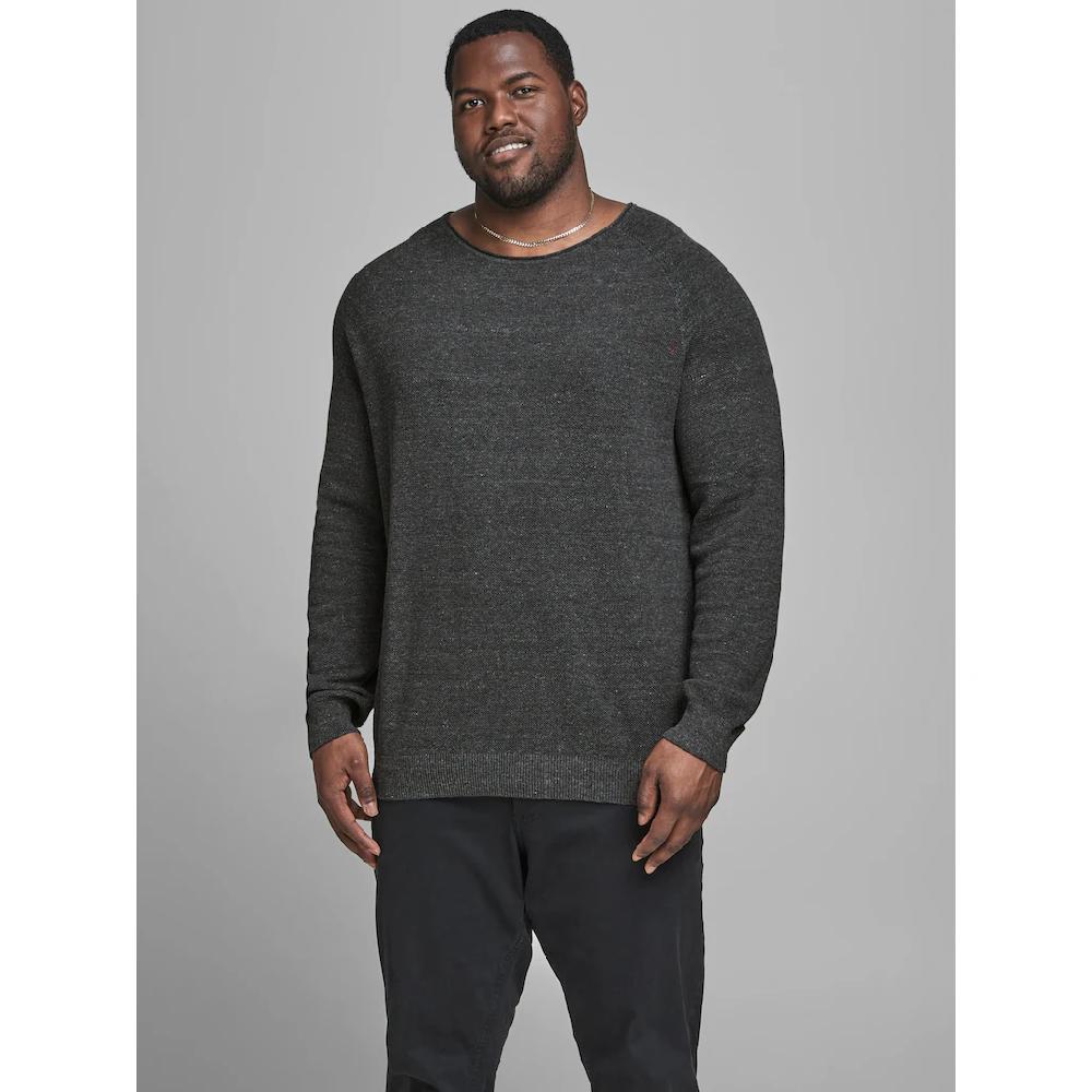 Jack & Jones PlusSize Rundhalspullover »JJEHILL KNIT CREW NECK NOOS PLS« Mit Rundhalsausschnitt ▷ Kaufen