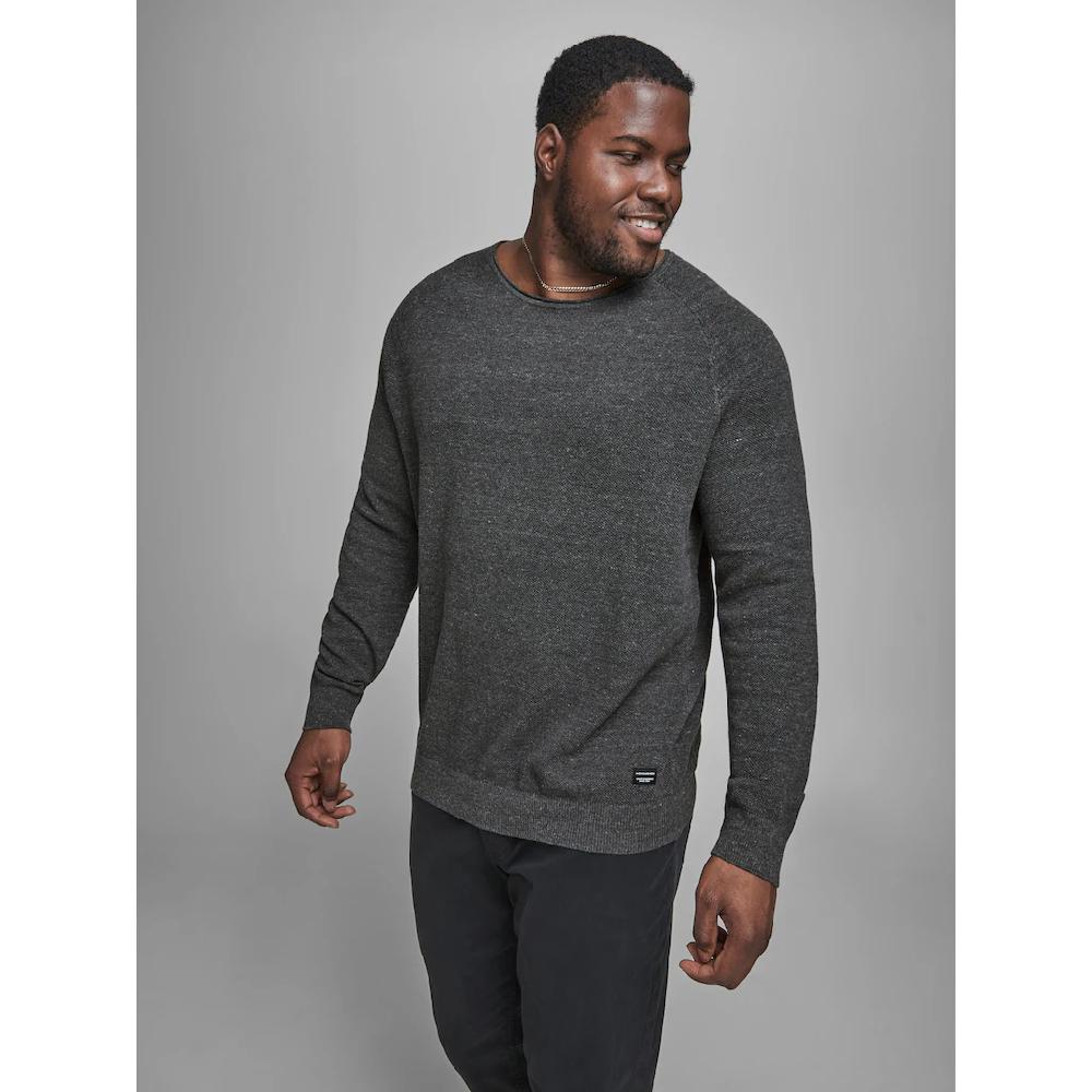 Jack & Jones PlusSize Rundhalspullover »JJEHILL KNIT CREW NECK NOOS PLS« mit Rundhalsausschnitt ▷ kaufen