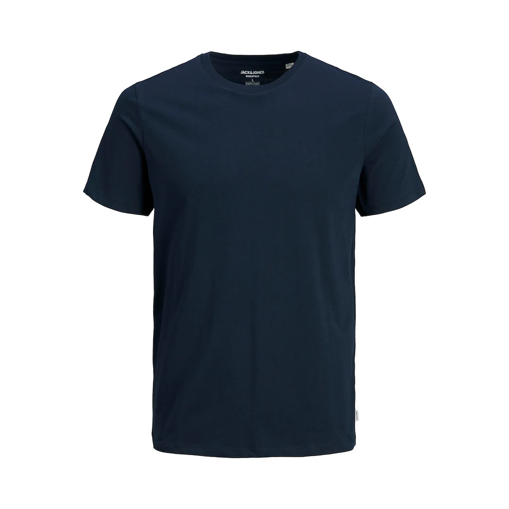 Jack & Jones PlusSize Rundhalsshirt »JJEORGANIC BASIC TEE SS O-NECK NOOS PLS« Mit Rundhalsausschnitt ▷ Für