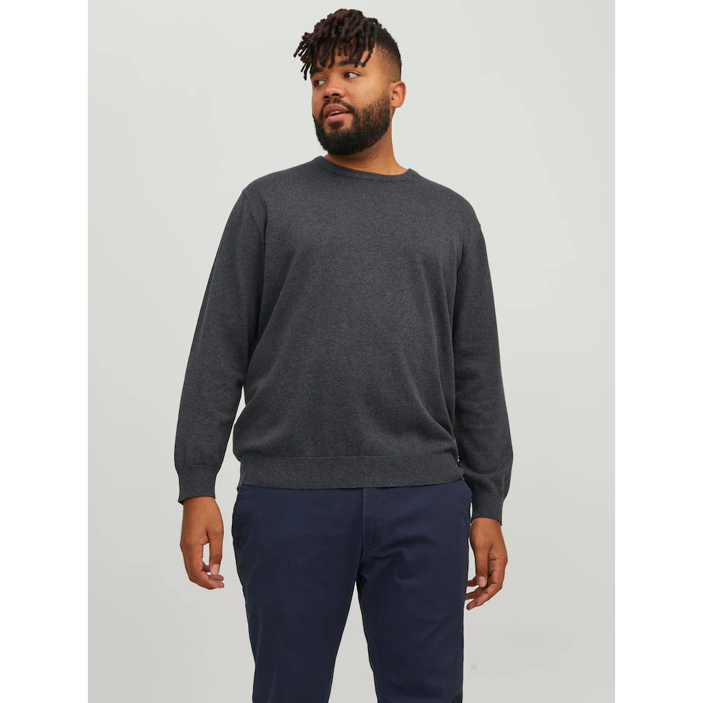Jack & Jones PlusSize Strickpullover »JJEBASIC KNIT CREW NECK NOOS PLS« ▷ für