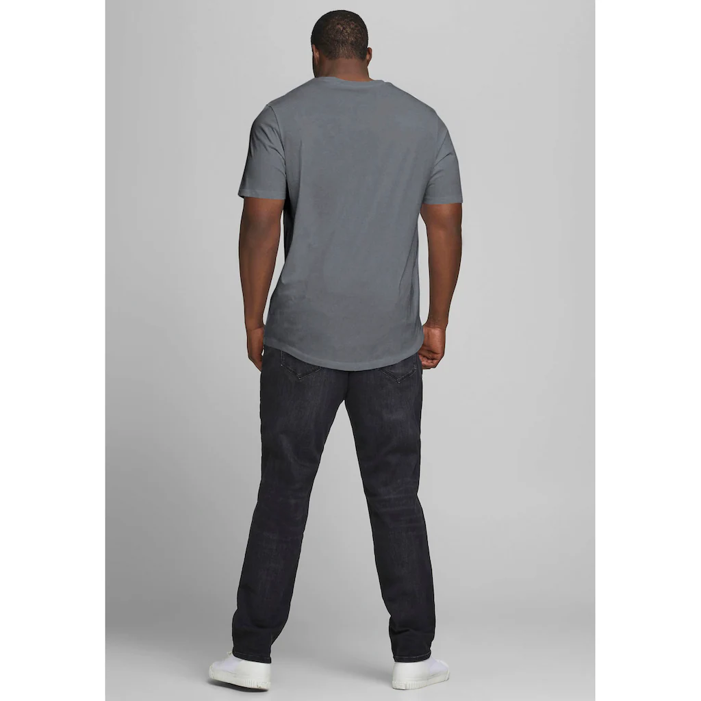 Jack & Jones PlusSize T-Shirt »NOA TEE« Mit Abgerundetem Saum Bis Größe 6XL ▷ Für