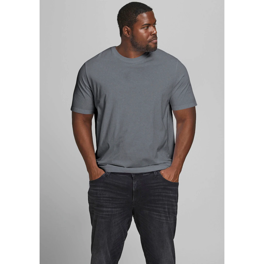 Jack & Jones PlusSize T-Shirt »NOA TEE« mit abgerundetem Saum bis Größe 6XL ▷ für