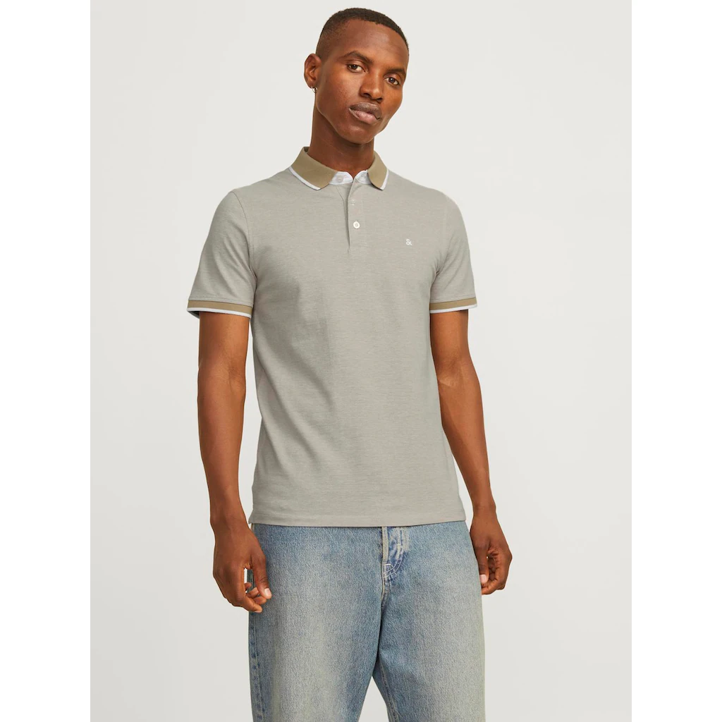 Jack & Jones Poloshirt »JJEPAULOS POLO SS 2PK MP NOOS« (Packung 2 Tlg.)