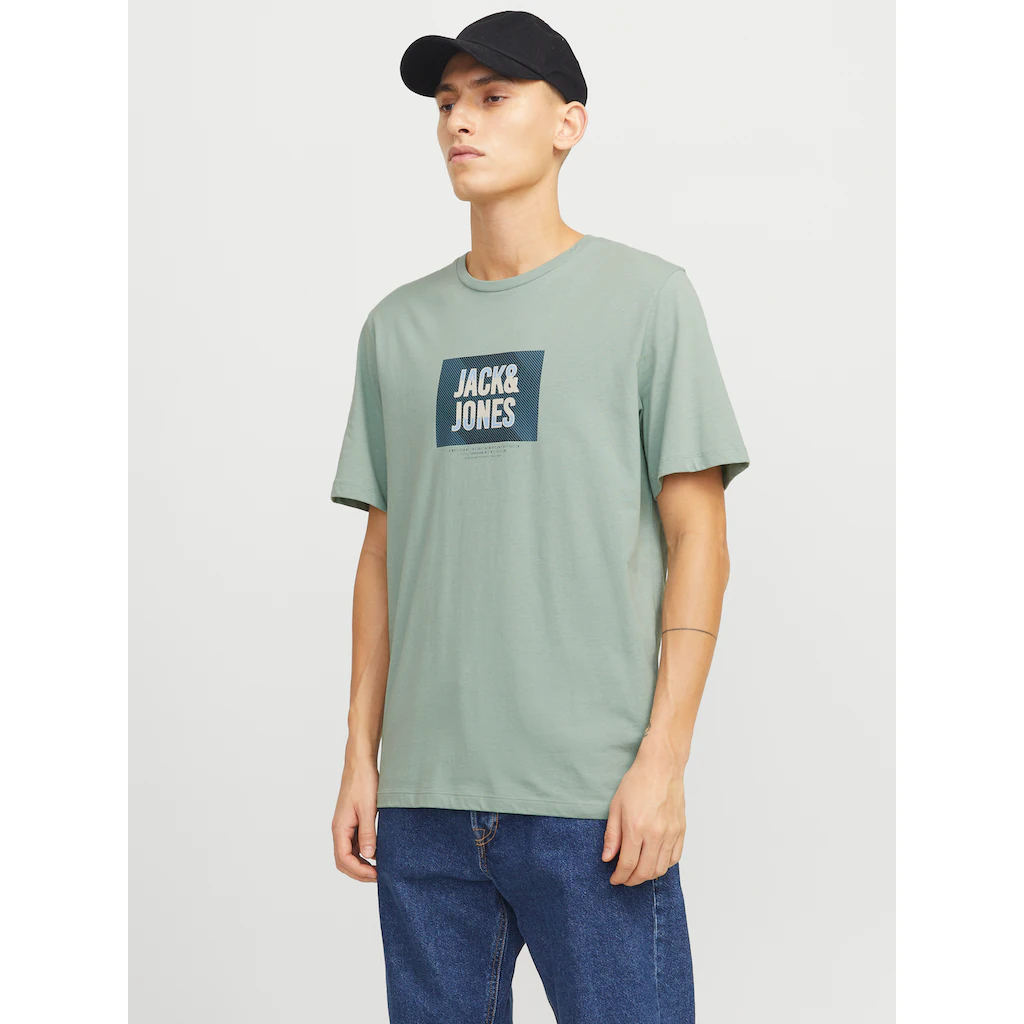 Jack & Jones Print-Shirt »JJHUDSON TEE SS CREW NECK« ▷ für