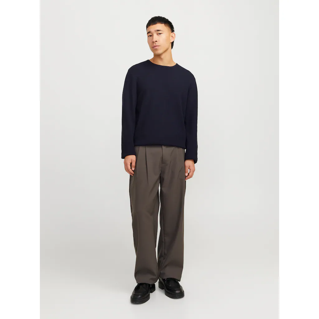 Jack & Jones Rundhalspullover »JJEGEORGE KNIT CREW NECK NOOS« In Strick Optik ▷ Bestellen