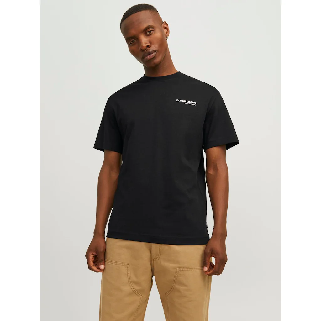 Jack & Jones Rundhalsshirt »JCOAERO PRINT TEE SS CREW NECK NOOS« ▷ bestellen