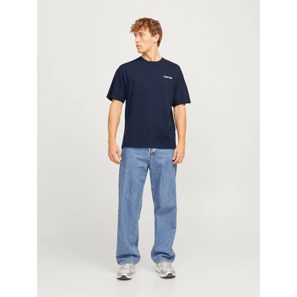 Jack & Jones Rundhalsshirt »JJEBRADLEY GRAPHIC TEE SS O-NECK NOOS« Mit Front Und Back Print ▷ Bestellen