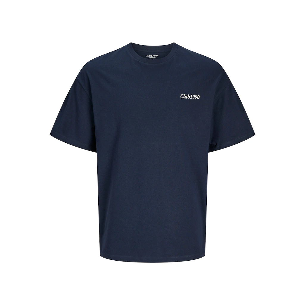 Jack & Jones Rundhalsshirt »JJEBRADLEY GRAPHIC TEE SS O-NECK NOOS« Mit Front Und Back Print ▷ Bestellen