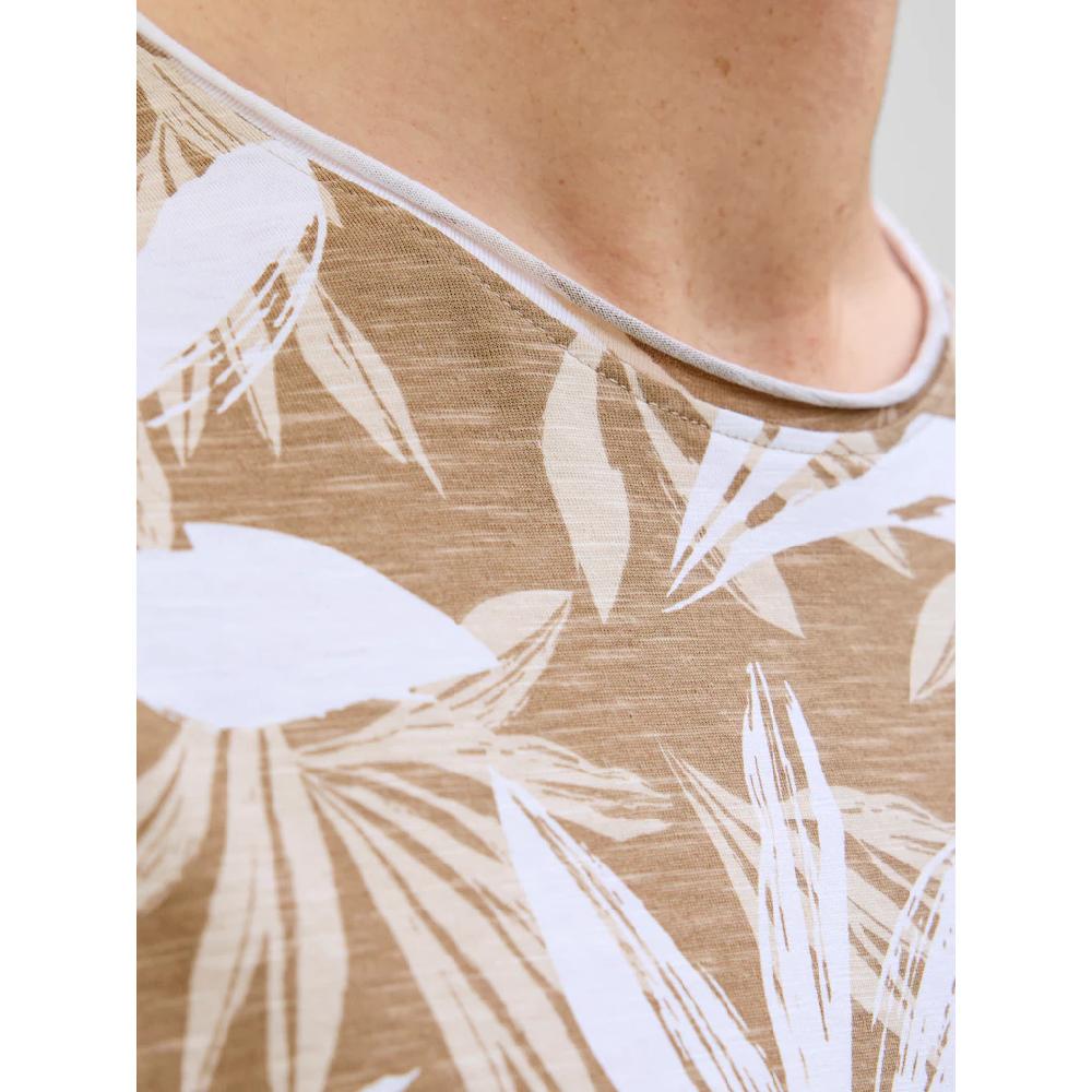 Jack & Jones Rundhalsshirt »JJEBRYAN AOP TEE S/S O-NECK NOOS« Mit All-Over Print