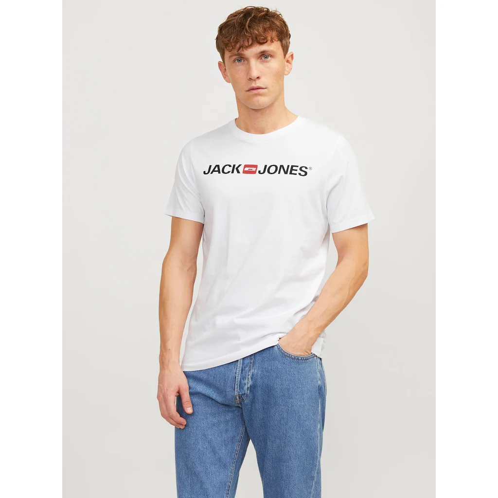 Jack & Jones Rundhalsshirt »JJECORP LOGO TEE SS CREW NECK 3PKMP NOOS« (Packung 3 Tlg. 3er-Pack) 3er Packung