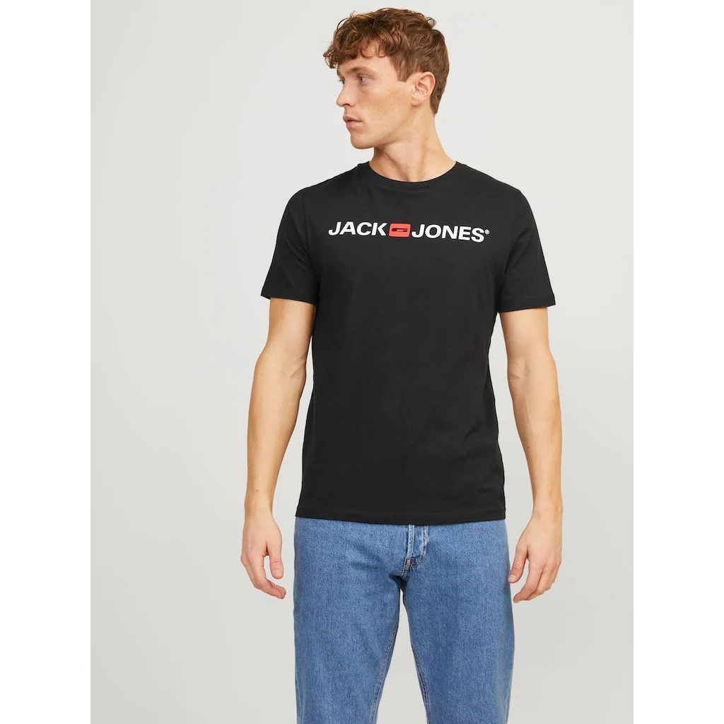 Jack & Jones Rundhalsshirt »JJECORP LOGO TEE SS CREW NECK 3PKMP NOOS« (Packung 3 Tlg. 3er-Pack) 3er Packung