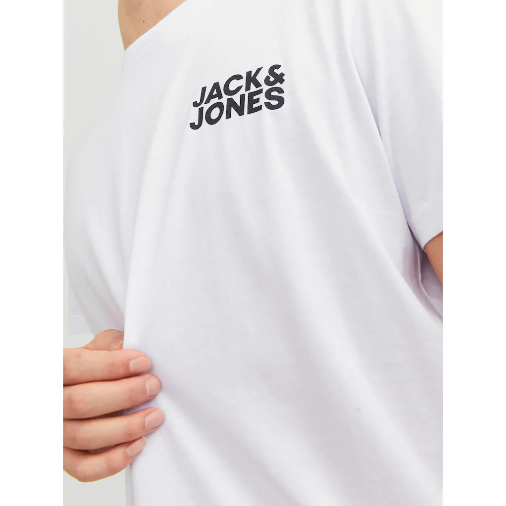 Jack & Jones Rundhalsshirt »JJECORP LOGO TEE SS« Mit Logo Print ▷ Kaufen