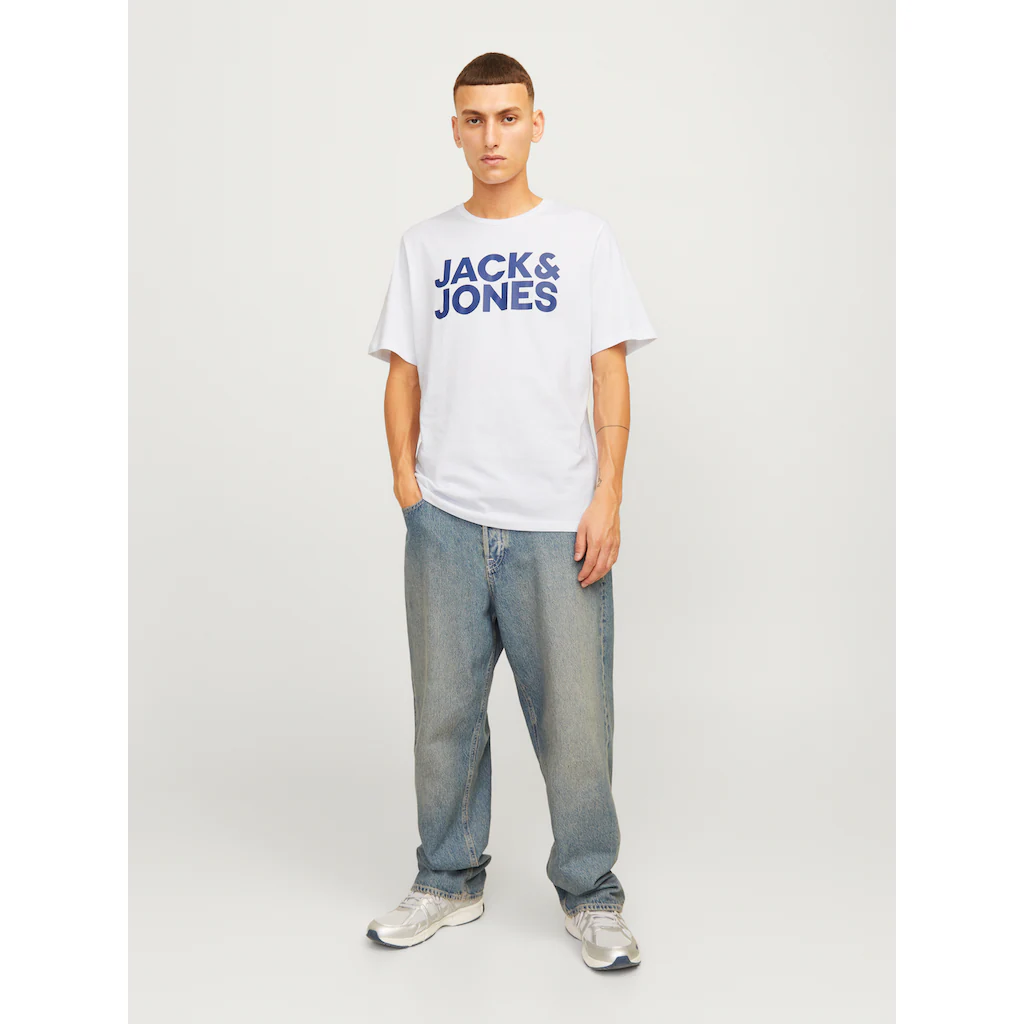 Jack & Jones Rundhalsshirt »JJECORP LOGO TEE SS O-NECK 3PK MP NOOS« (Packung 3 Tlg.)