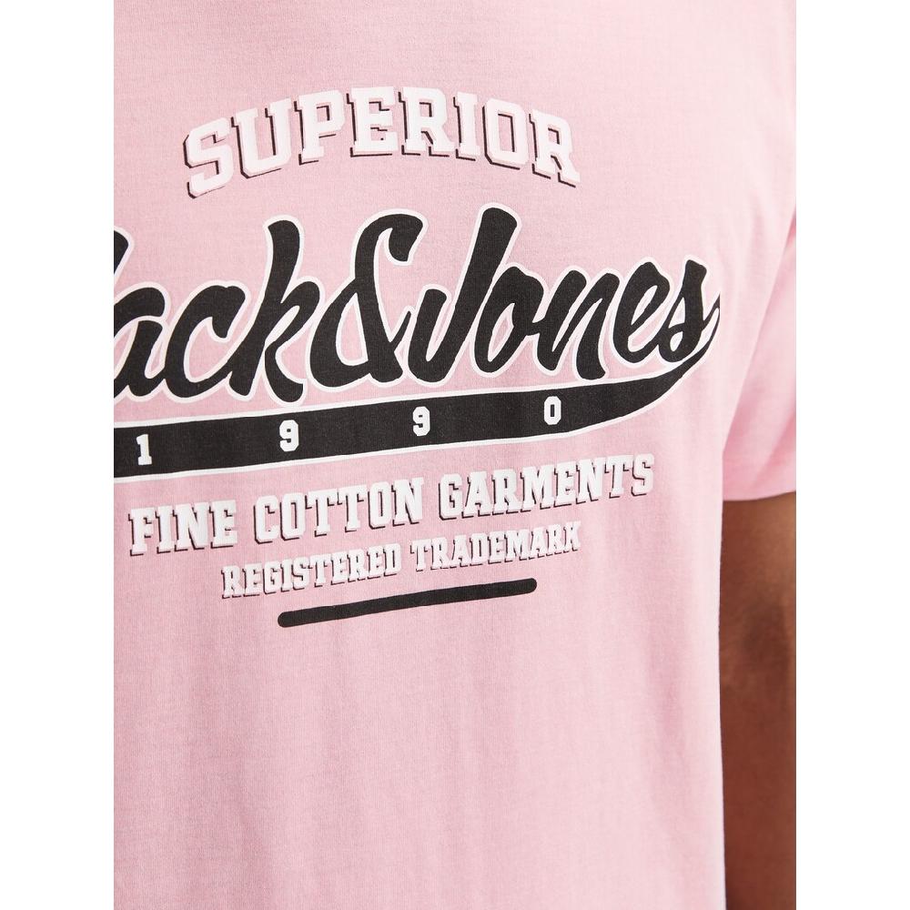 Jack & Jones Rundhalsshirt »JJELOGO TEE SS O-NECK 2 COL SS25 SN« Mit Logo Print ▷ Bestellen