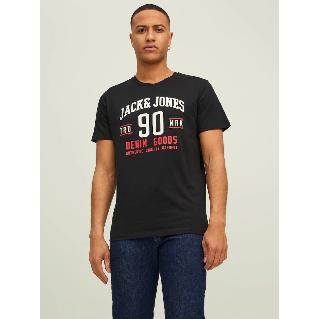Jack & Jones Rundhalsshirt »JJETHAN TEE SS CREW NECK 3PK MP NOOS« (Packung 3 Tlg. 3er-Pack)