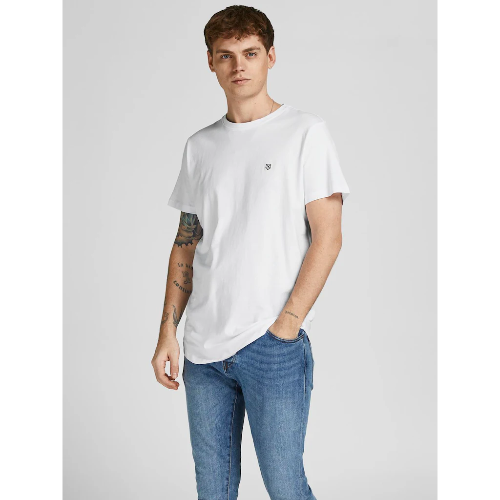 Jack & Jones Rundhalsshirt »JPRBLABRODY TEE SS CREW NECK 5PK MP« (Packung 5 Tlg. 5er-Pack)