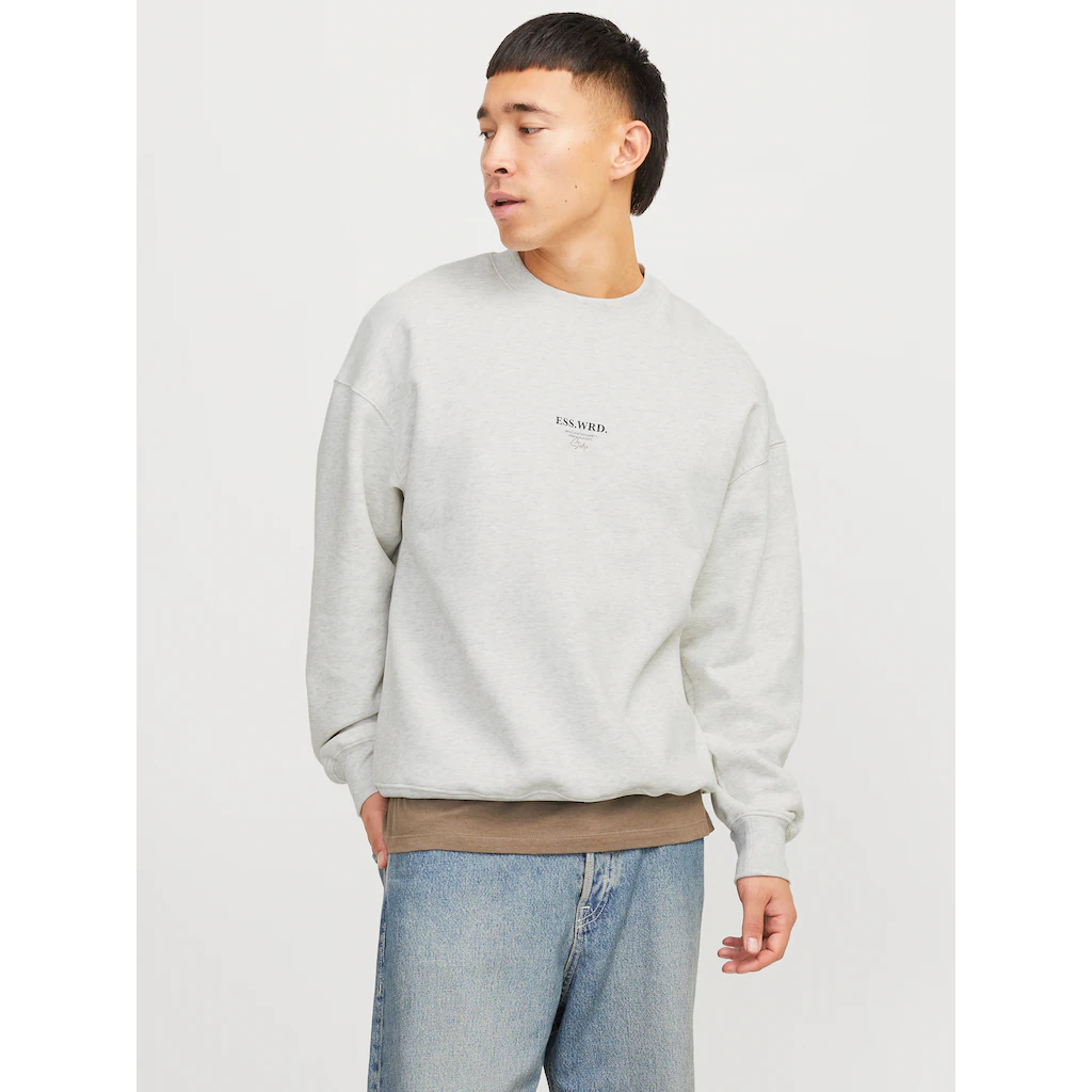 Jack & Jones Sweatshirt »JJEURBAN EDGE STUDIO SWEAT CREW NOOS« mit Front und Back Print ▷ für