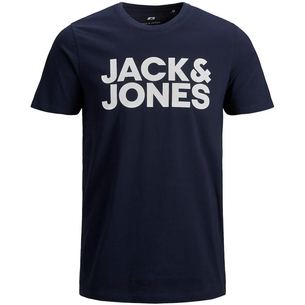 Jack & Jones T-Shirt »CORP LOGO TEE« (Packung 3 Tlg. 3er-Pack)