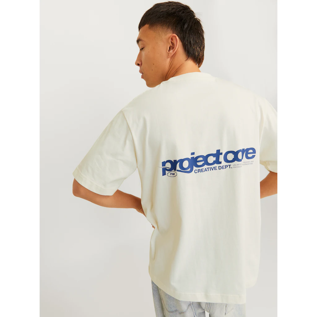 Jack & Jones T-Shirt »JCOUNION BACK PRINT TEE SS CREW NOOS« ▷ Bestellen