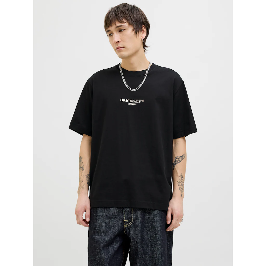 Jack & Jones T-Shirt »JORISLINGTON MINIMAL BRANDING TEE SS SN« ▷ für