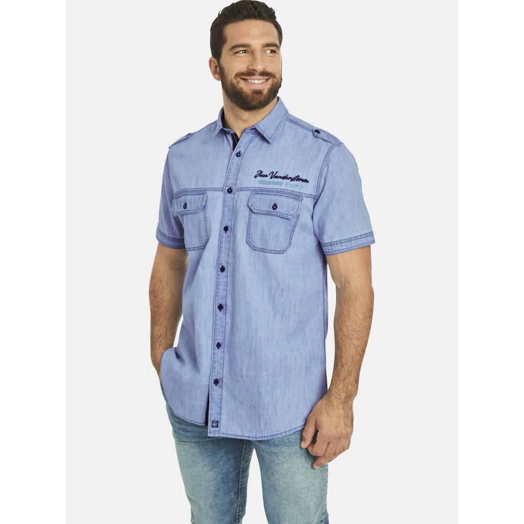 Jan Vanderstorm Jeanshemd »Jeanshemd LORENSIUS« ▷ für